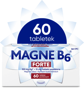 Magne B6 Forte w opakowaniu 60 tabletek do kupienia w aptece Olmed Magne B6 Forte w opakowaniu 60 tabletek do kupienia w aptece Magne B6 Forte w opakowaniu 60 tabletek do kupienia w aptece Olmed